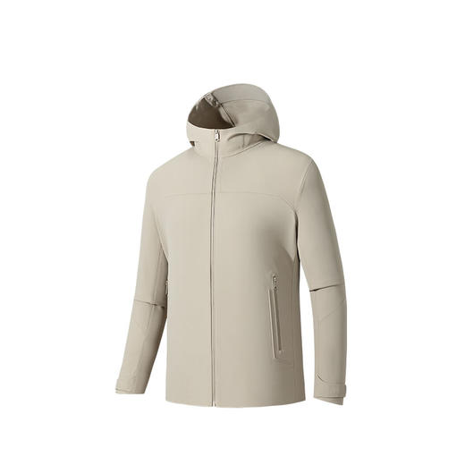 安踏冠军全天候系列 轻暖绒针织外套男士加绒通勤运动服152540716 商品图1