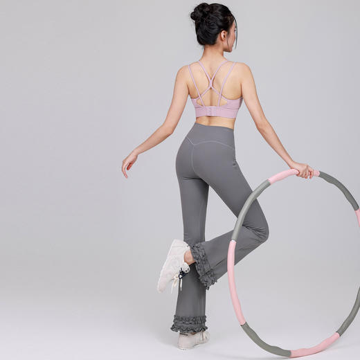 Gymicon能量符号 秋冬新款交叉美背运动内衣女中强度瑜伽健身跑步细肩带运动文胸YAWX2569 商品图4