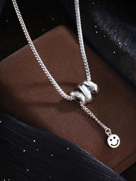 子佩集S925银【幸福笑脸】项链【XL-5130】纯银原创22502