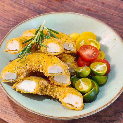 美佳蒜香鳕虾圈800g速冻海苔鱼虾肉饼半成品早餐饼 日式小吃虾排商用（顺丰发货） 商品图4