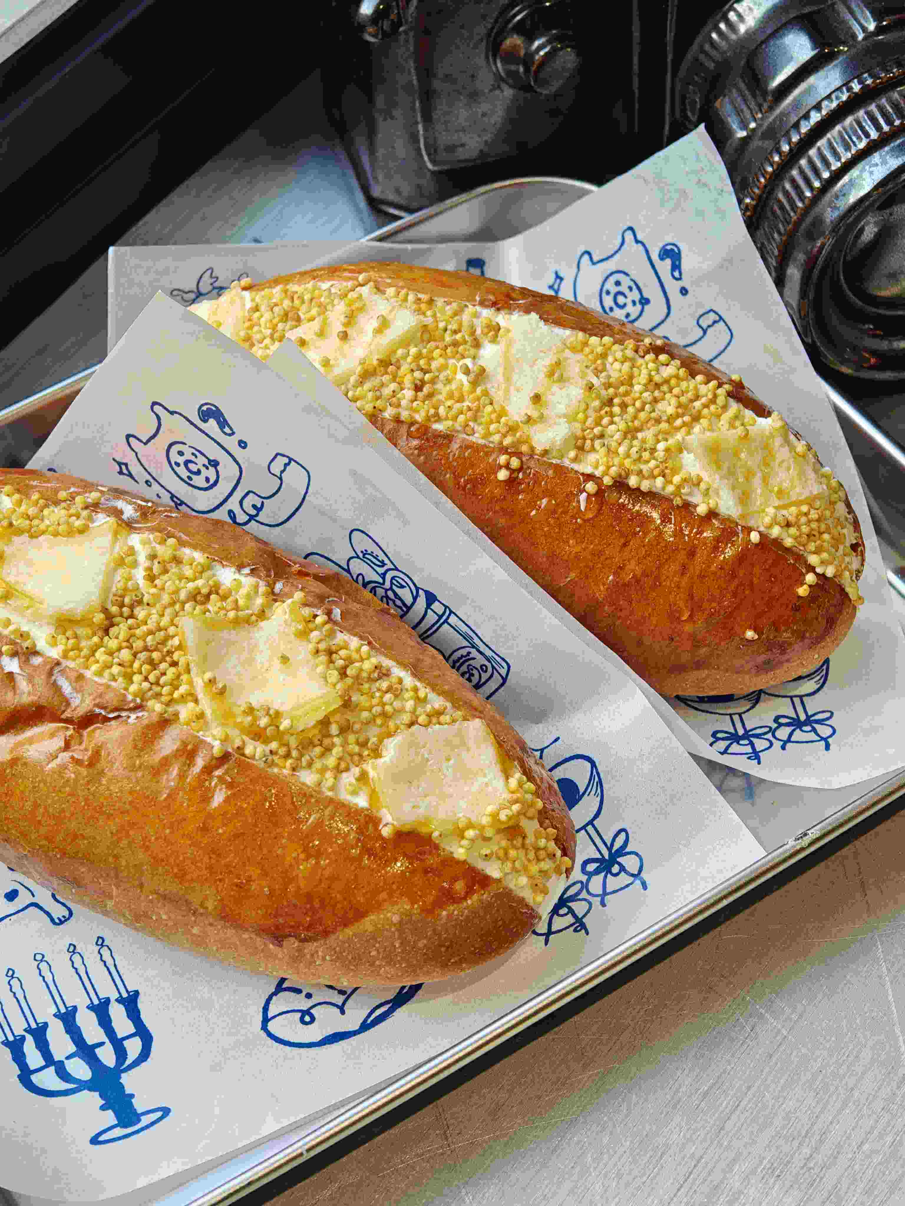 奶皮子焦糖奶油包/黑巧豆豆奶油包 【2只装】