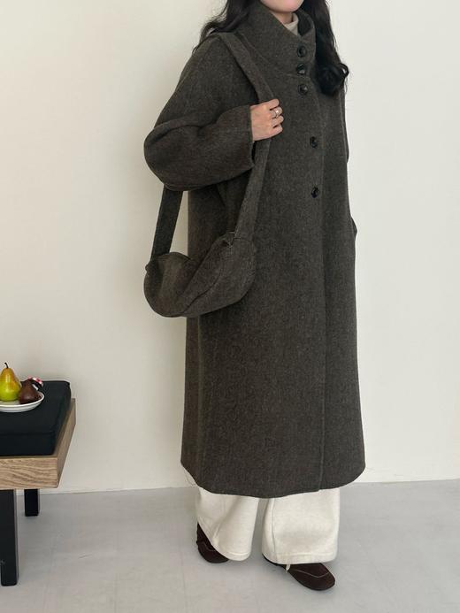 【YW】无忧购秋冬韩版送包包两件套韩系减龄宽松型呢子大衣（截单后3-5天发货） 商品图5