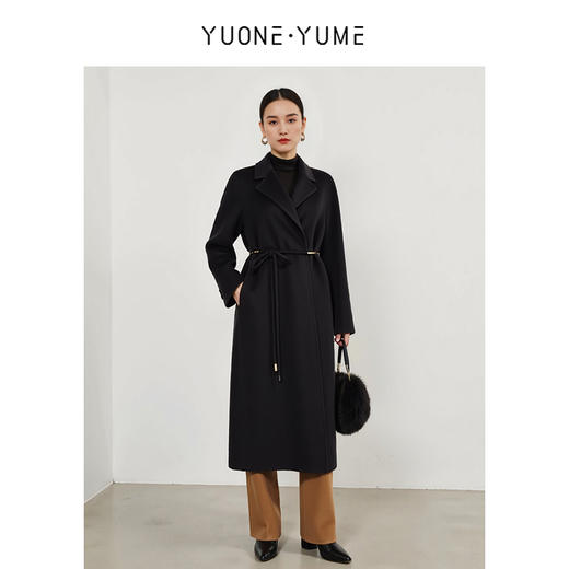 Y5D09H2182 链条腰带经典款气质百搭显瘦长大衣 RJ005 商品图3