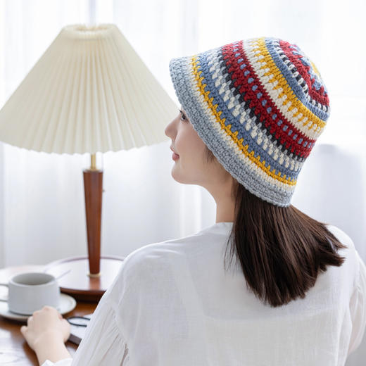 苏苏姐家安澜渔夫帽套装手工DIY编织钩针情侣帽子羊毛线团材料包 商品图2