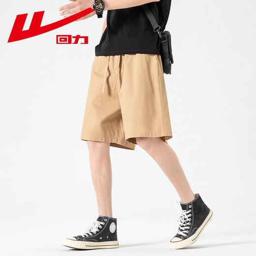 回力工装短裤男2025夏季新款宽松休闲五分裤潮牌薄款透气运动裤子 商品图9