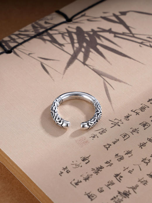 子佩集S990银【乾坤如意】戒指纯银【YFJZ020】悟空仿古2501 商品图0