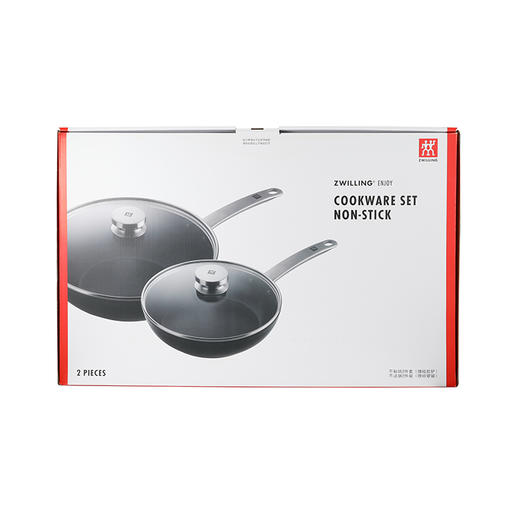 [双立人]Zwilling Enjoy 中式煎炒锅三件套装 商品图2