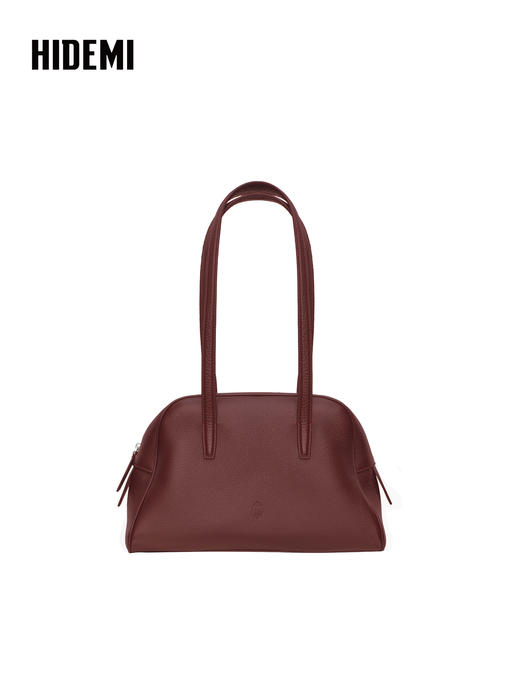 HIDEMI 大秀款城市波士顿系列进口西班牙荔枝皮长肩带大容量极简单肩包 商品图14