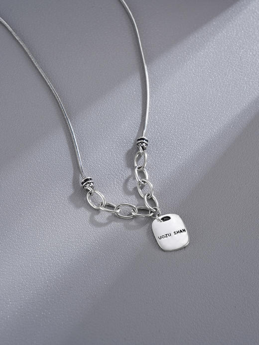 子佩集S925银【前卫之旅】项链纯银【YGTL009】原创2方块2501 商品图2