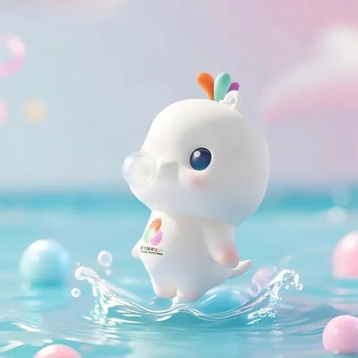 【官方正品】2024十五运会喜洋洋吹泡泡变色解压玩具 钥匙扣车挂饰 商品图2