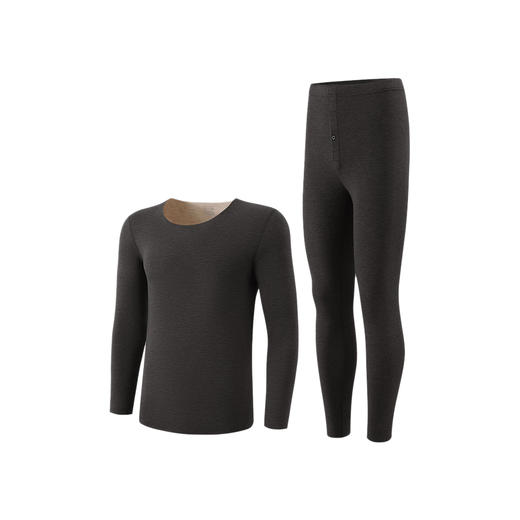 爱帝男士山羊绒蚕丝加厚无痕裁蓄热保暖内衣套装 商品图8