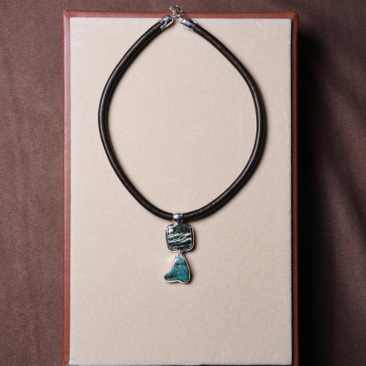 北京仓｜Chan Luu-Totem-图腾 绿松石 吊坠 皮革绳 项链［美国设计师］ 商品图1