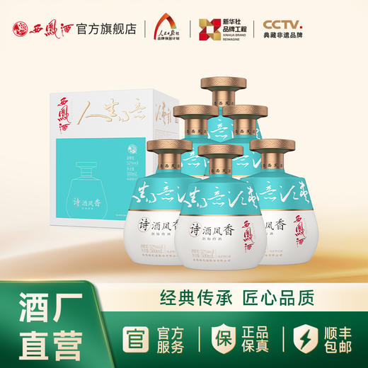 西凤酒【馆藏上新】诗酒凤香（剑仙的酒）52度500mL 商品图1
