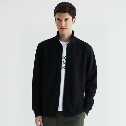 罗蒙春秋装男士外套休闲百搭运动通勤微弹垂感长袖外套男 商品图1