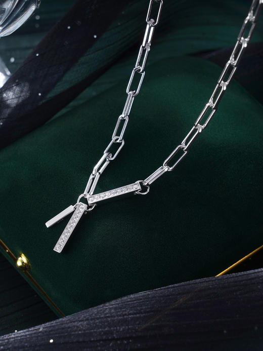 子佩集S925银【相遇在即】项链纯银【AJ00649】原创22501 商品图0