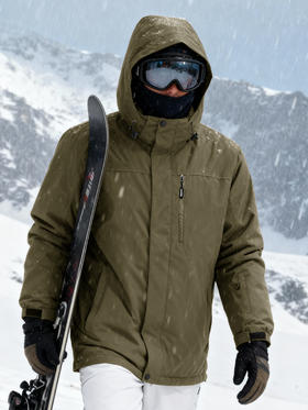 【防水防风 加厚加绒 耐造抗寒】冬季硬核保暖户外战术装载滑雪棉服ds（zb）