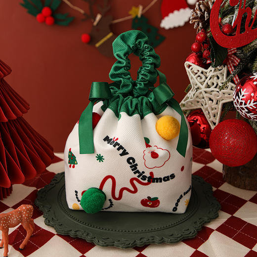 【平安夜标配】平安夜苹果盒礼盒圣诞节平安果包装盒创意小礼物圣诞袋糖果空袋子。ja 商品图0