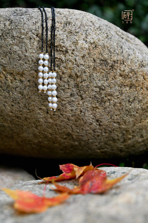 天然茶晶/尖晶石巴洛克珍珠多用设计长链 商品图7