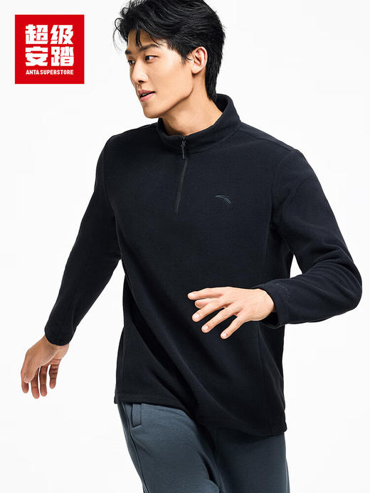 超级安踏焱壳 | Polartec抓绒衣男摇粒绒卫衣户外内胆152546708U 商品图1