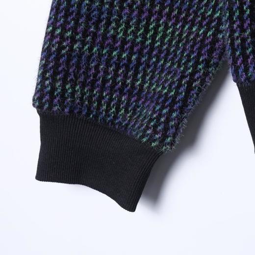 WT274SDSA男士秋冬新款痞帅男装休闲彩色竖纹斜拉链连帽卫衣百搭时尚 商品图4