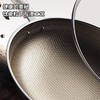 九阳钛瓷0氟蜂窝不粘锅不锈钢炒锅家用炒菜锅不惧钢铲耐高温通用 商品缩略图8