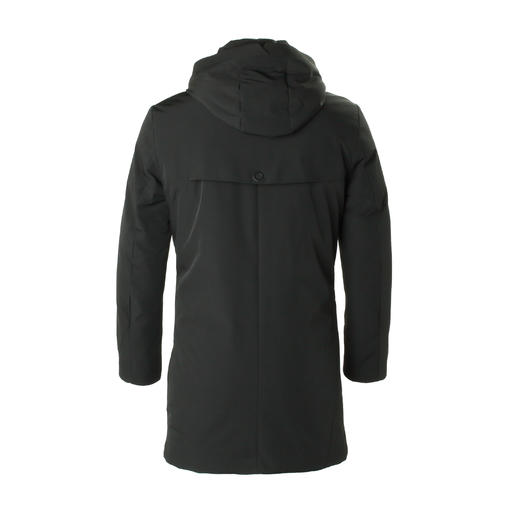 Marco Azzali 黑色长款羽绒服 M5361200 商品图1