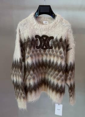 女款logo针织毛衣zh008