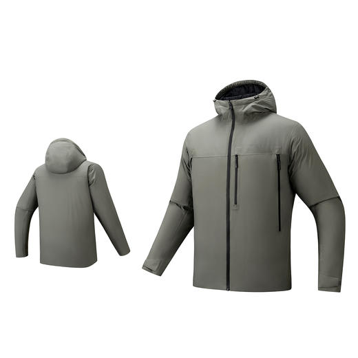 超级安踏六度芯冲锋衣羽绒服男冬保暖棉服外套防水夹克152546917U 商品图7