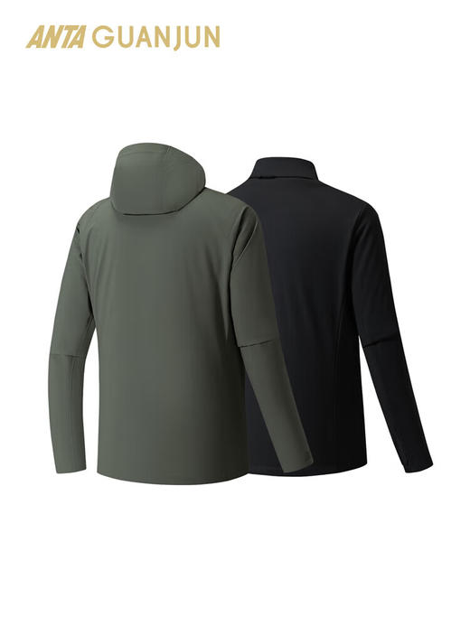 安踏冠军山锋梭织三合一冲锋衣防水透湿徒步两件套保暖男士152540613 商品图3