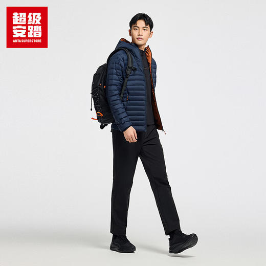 超级安踏甲壳盾抗菌长T男秋冬加绒半拉链卫衣通勤内搭152547408U 商品图0