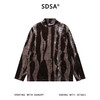 SDSA男士秋冬新款痞帅男装美式复古绒面半高领长袖T恤百搭街头 商品缩略图0