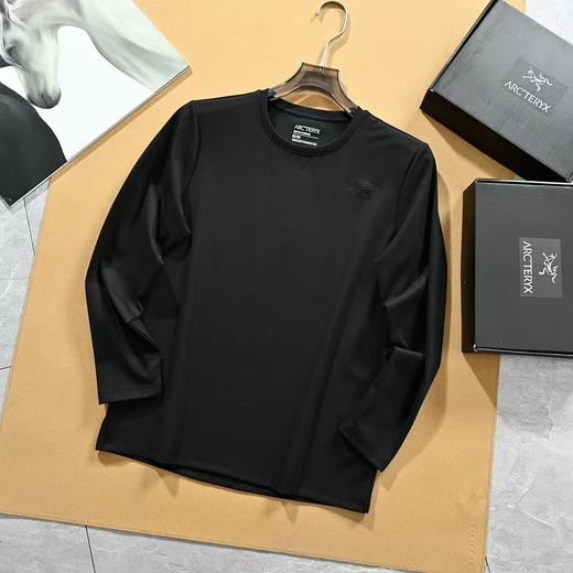 一盒俩件  刺绣款 鸟刺绣logo标长袖打底衫T恤 男女同 商品图3