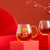 财缘阁×平仄 玻璃杯来财 （琥珀色）彩盒 460mL 商品缩略图1