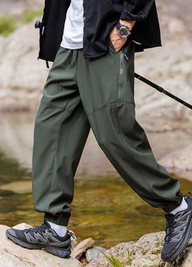 【鸟家同款面料】防风防水还耐磨，这条百元冲锋裤全搞定！