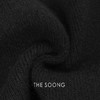 THESOONG|经典羊毛保暖正腰松紧黑色A字半身裙HLQZ8219 商品缩略图2