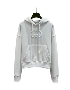 女款立体logo连帽卫衣ba012