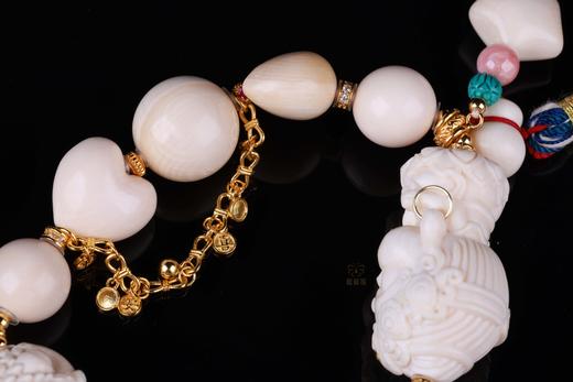 【日日富足】牙雕黄财神手串-ZX2504070 商品图4