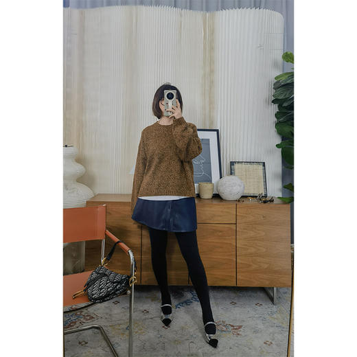 【非质量问题不退换】眼里星光  山羊绒白厂丝混纺 康宝莱 圆领羊绒毛衫 高精尖货 你值得拥有 商品图4