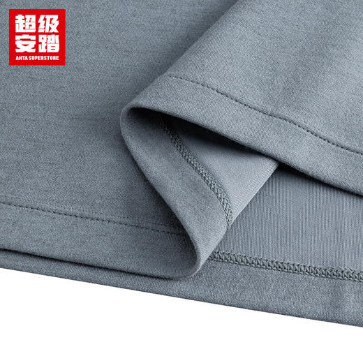 超级安踏羊毛长T男秋冬保暖内胆3A抗菌长袖运动T恤内衣152547406U 商品图9