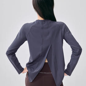 Gymicon能量符号 秋冬宽松瑜伽服休闲运动服女透气速干跑步健身长袖T恤YASY2531