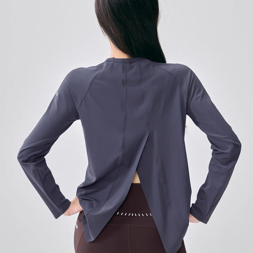 Gymicon能量符号 秋冬宽松瑜伽服休闲运动服女透气速干跑步健身长袖T恤YASY2531 商品图0