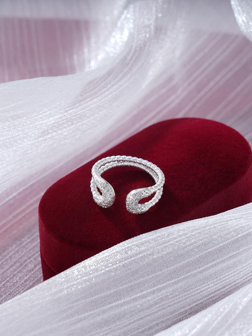 子佩集S925银【静染】戒指纯银【JZ-1343】原创2缠绕2501 商品图1