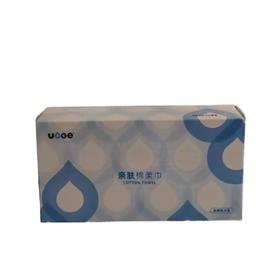 优吉40张加厚纯棉柔巾 20*28CM/盒