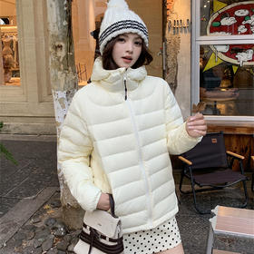 澳洲AUChris 冬季连帽短款 轻薄排骨棉服 轻盈保暖 时尚百搭 5色可选AUC110504