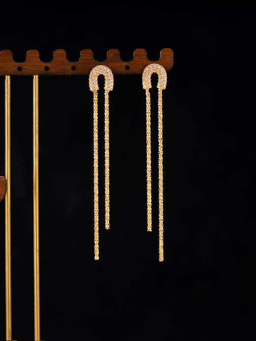 子佩集S925银【温柔之诗】耳钉纯银【KK1416E】时尚镀金2501 商品图1