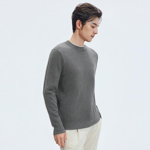 【门店新品&含羊毛】圣得西男休闲毛衫25年冬季新款圆领百搭毛衣 商品图14