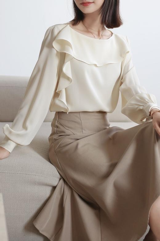 Le Malene 气质优雅高腰显瘦包臀鱼尾A字半裙 21478 商品图2