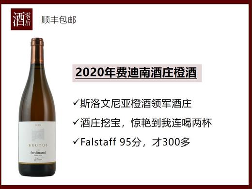 斯洛文尼亚2020年费迪南酒庄瑞布拉橙酒 商品图0
