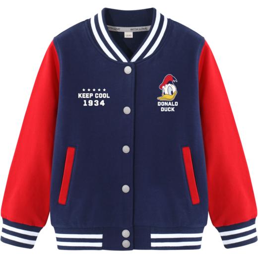 贝田2025新款冬季男童加绒加厚外套秋冬款儿童酷帅大童冬装棒球服 商品图4