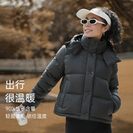 【sw速惟】运动羽绒服短款白鸭绒加厚保暖户外休闲1947 商品图0